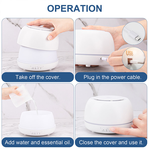 Steps to Use Portable Aroma Diffuser