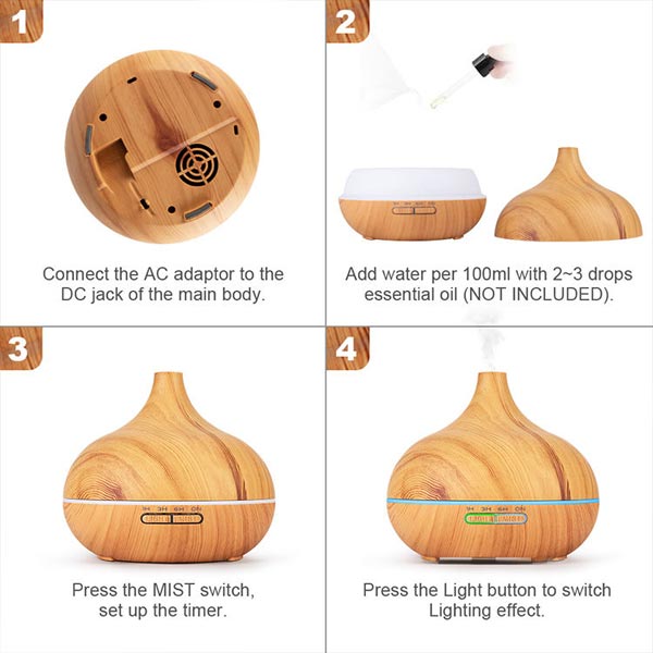 Steps to Use Aroma Diffuser